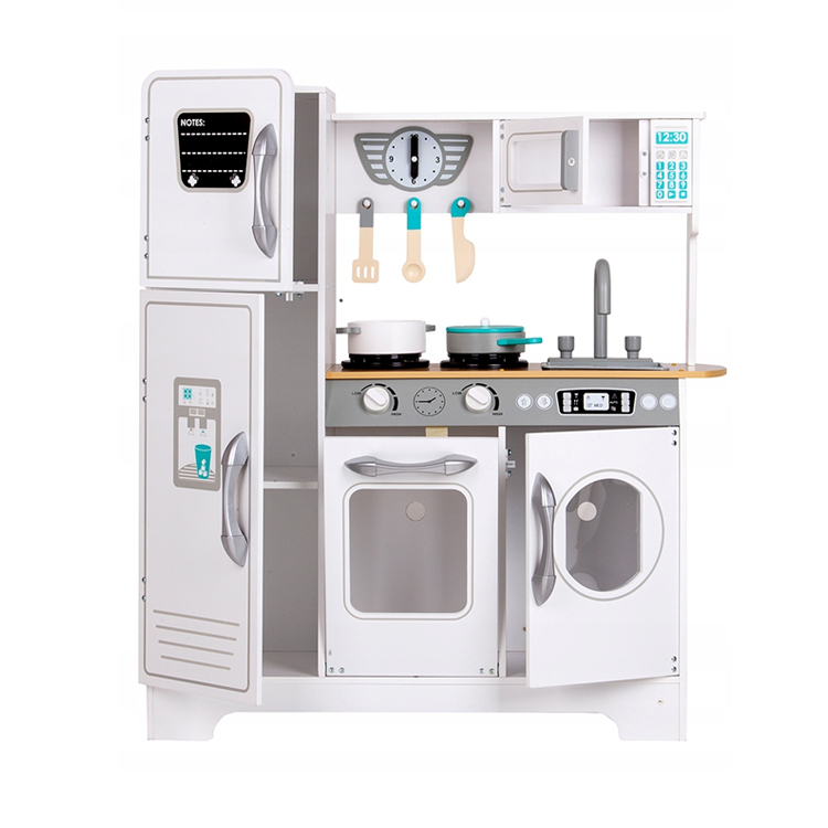 Simulation Cooking Wooden Toys Kitchen Set 