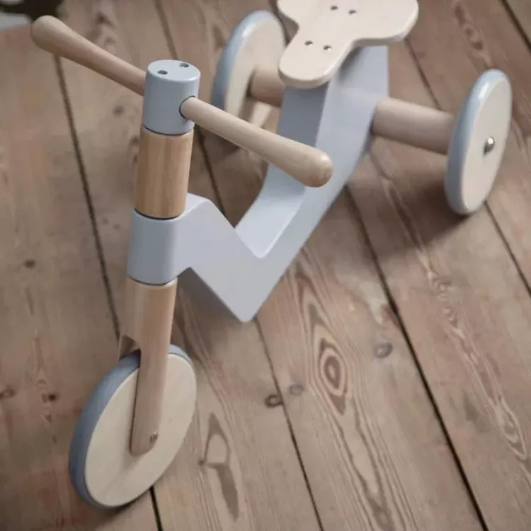 Kids Wooden Balance Tricycle